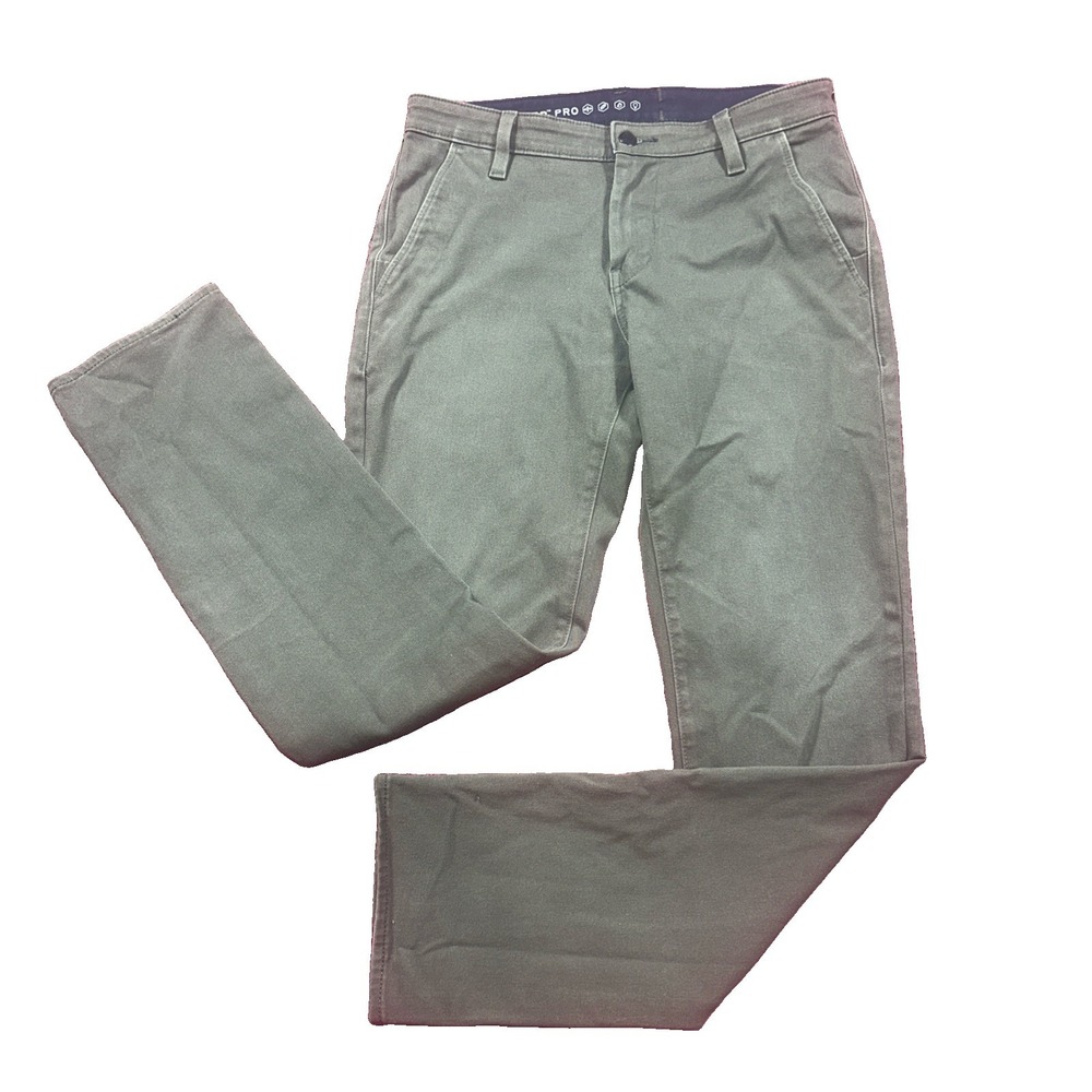Levis Commuter Pro Jeans Mens 31x32 Cordura Slim Durable Water Repel Sage Green